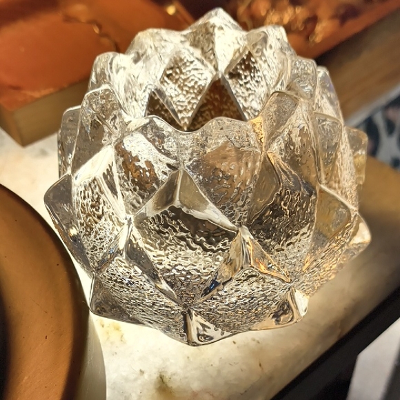 Glass Art Piece - Candle Holder - Picture 2 of 8